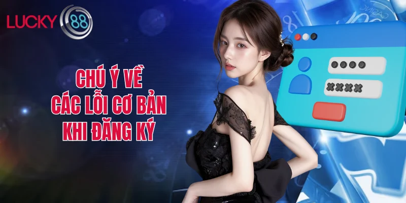 Chú ý về các lỗi cơ bản khi đăng ký
